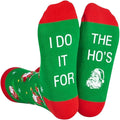 Funny Slogan Christmas Crew Socks - Color_1