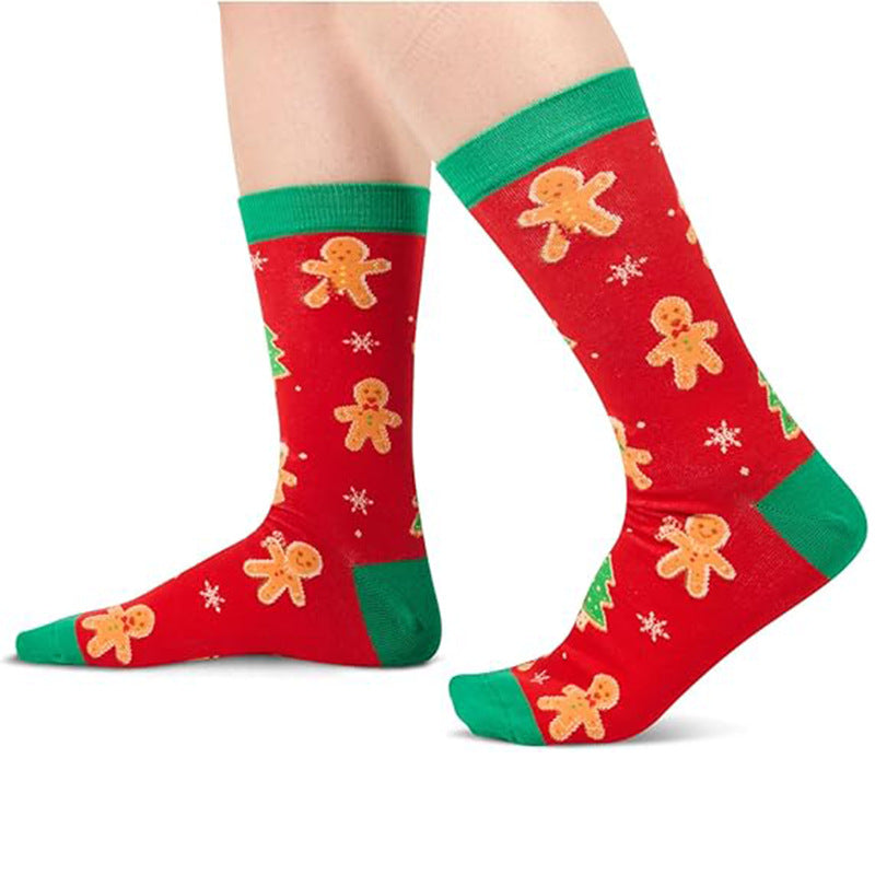 Funny Slogan Christmas Crew Socks - Color_5 - 2