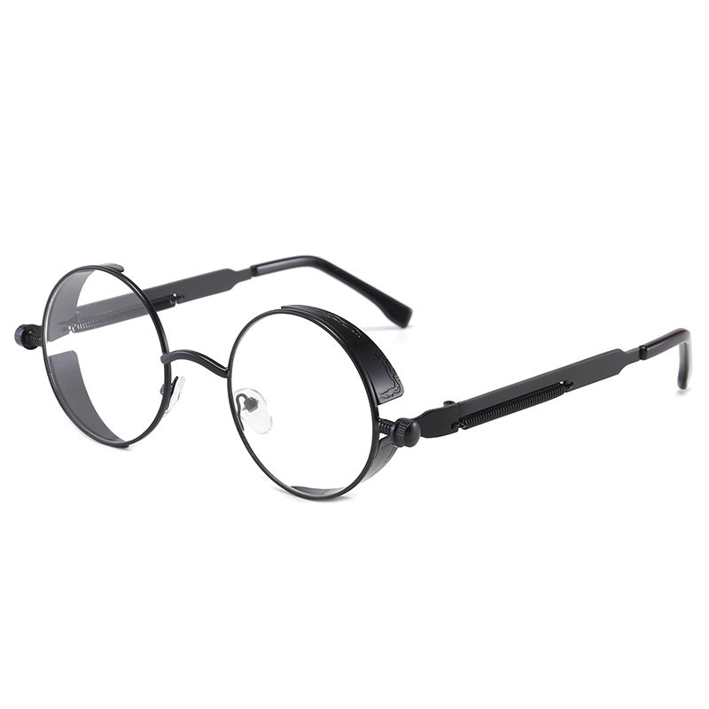 Round Side Shield Vintage Sunglasses - C14