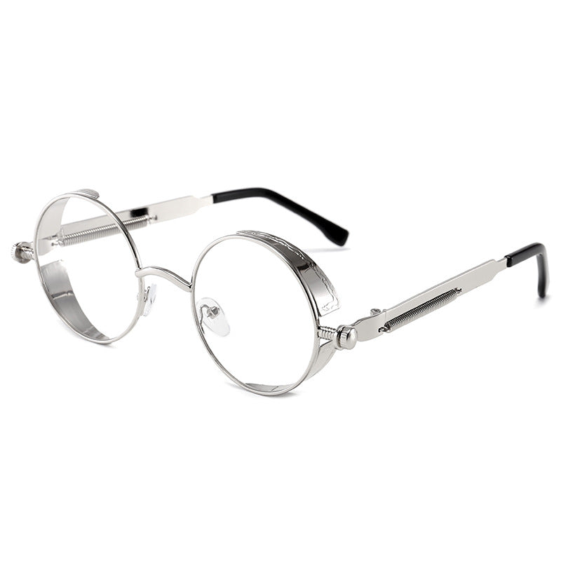 Round Side Shield Vintage Sunglasses - C24
