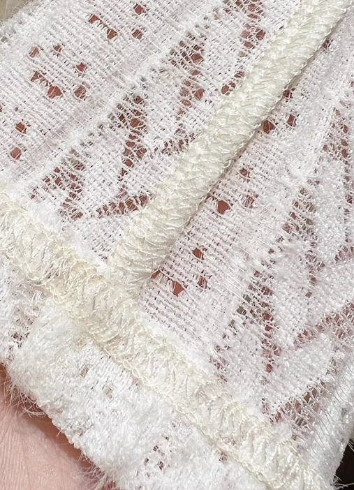Sheer Pointelle Knit Mock Neck Layering Top - view 3