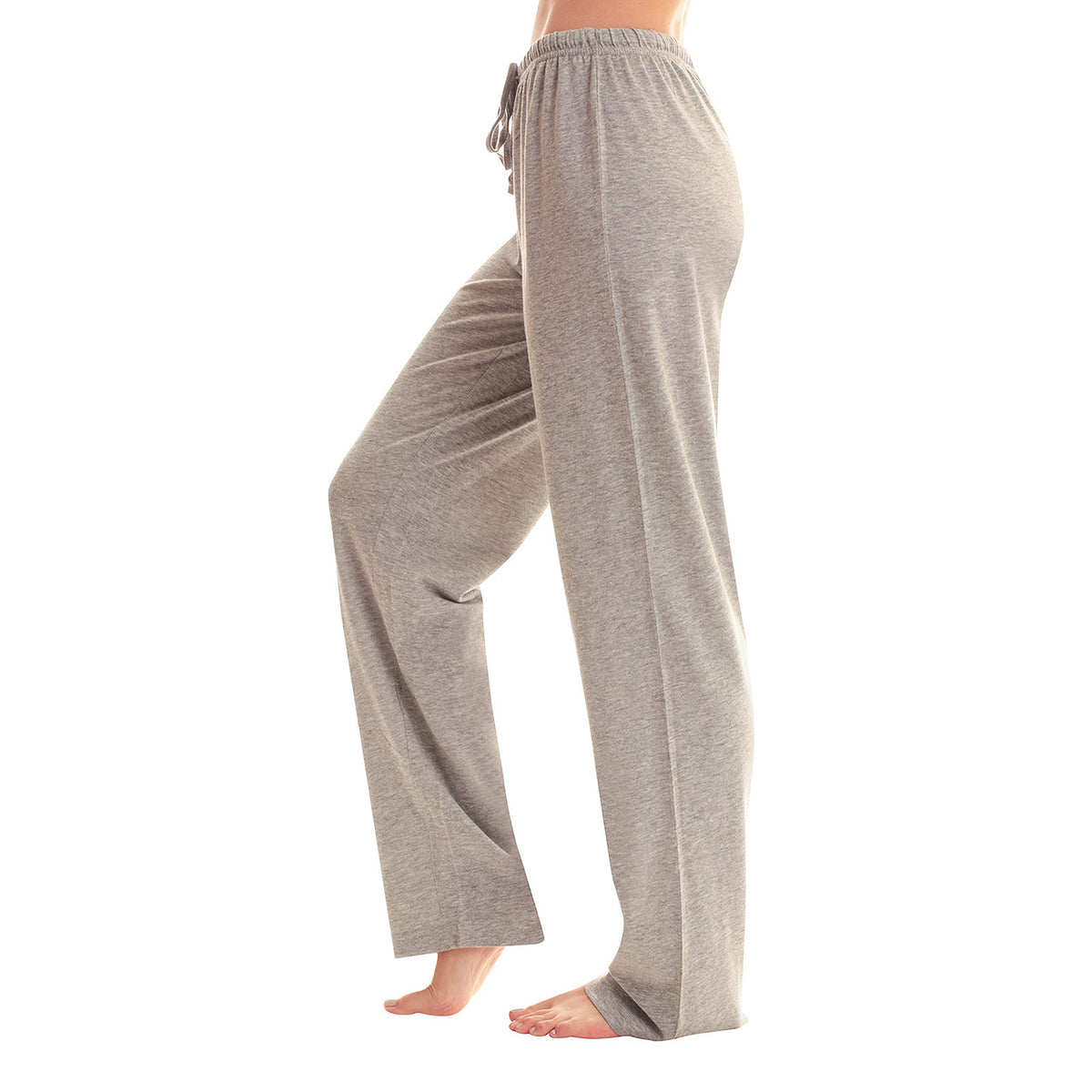Buffalo Plaid Drawstring Lounge Pants - Solid_gray