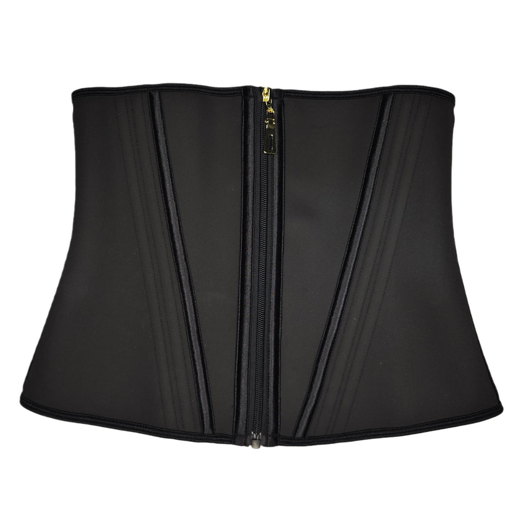 Zip Front Latex Waist Trainer Belt - view 1