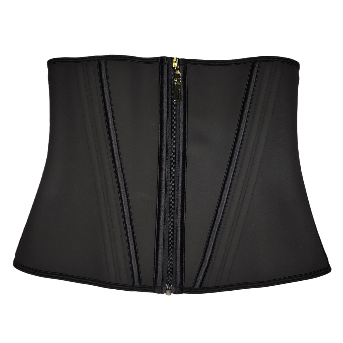 Zip Front Latex Waist Trainer Belt - view 1
