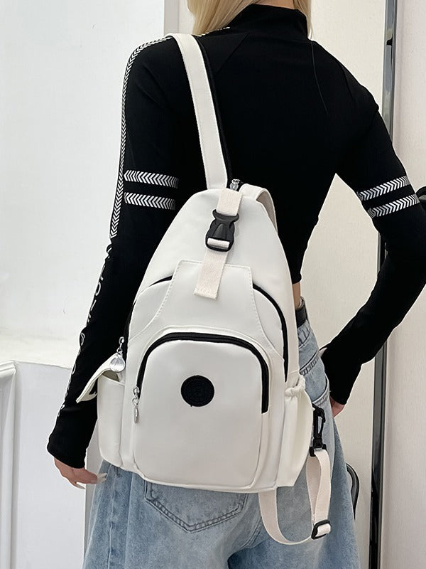 Convertible Nylon Sling Backpack
