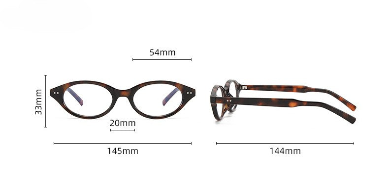 Slim Oval Anti Blue Light Glasses - view 2