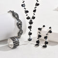 Silver Black 4-Piece