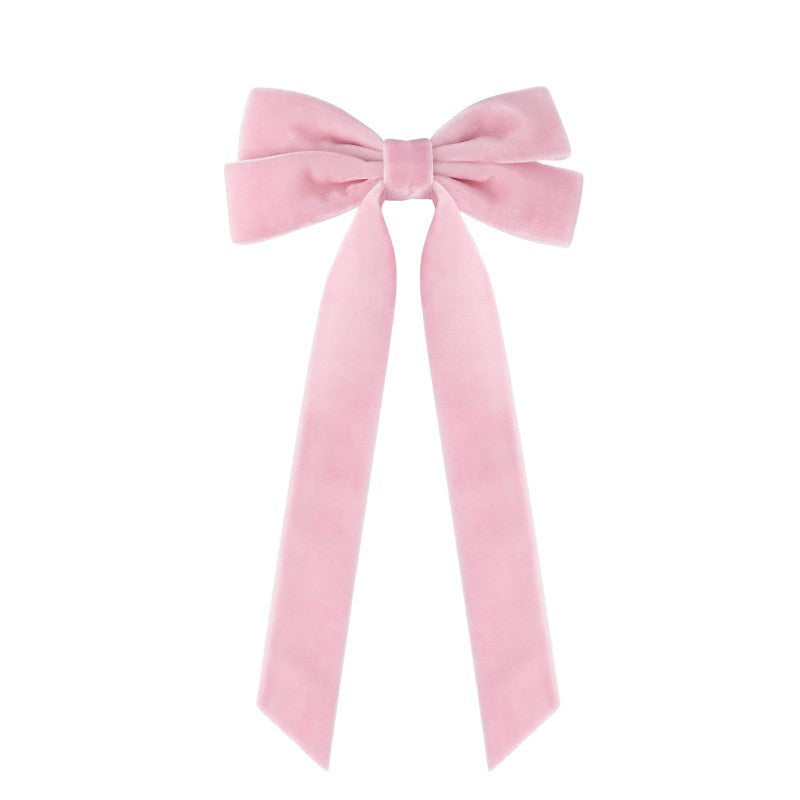 Velvet Christmas Bows 12 Pack for Wreath and Tree - Pink