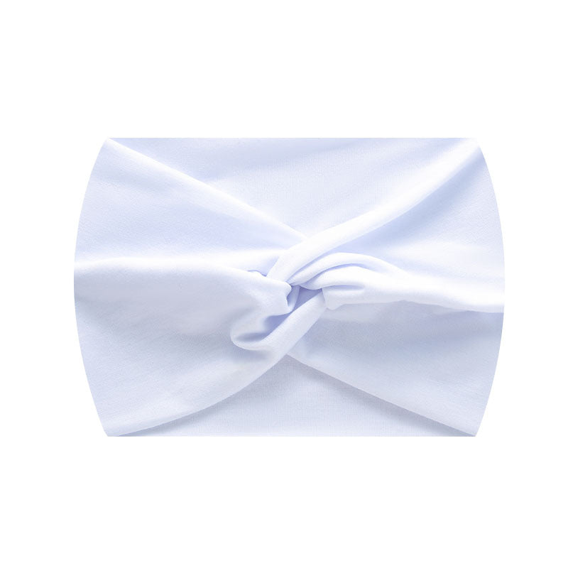 Wide Twist Front Elastic Sports Headband - Color_02