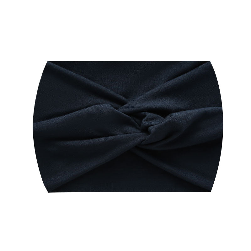 Wide Twist Front Elastic Sports Headband - Color_04
