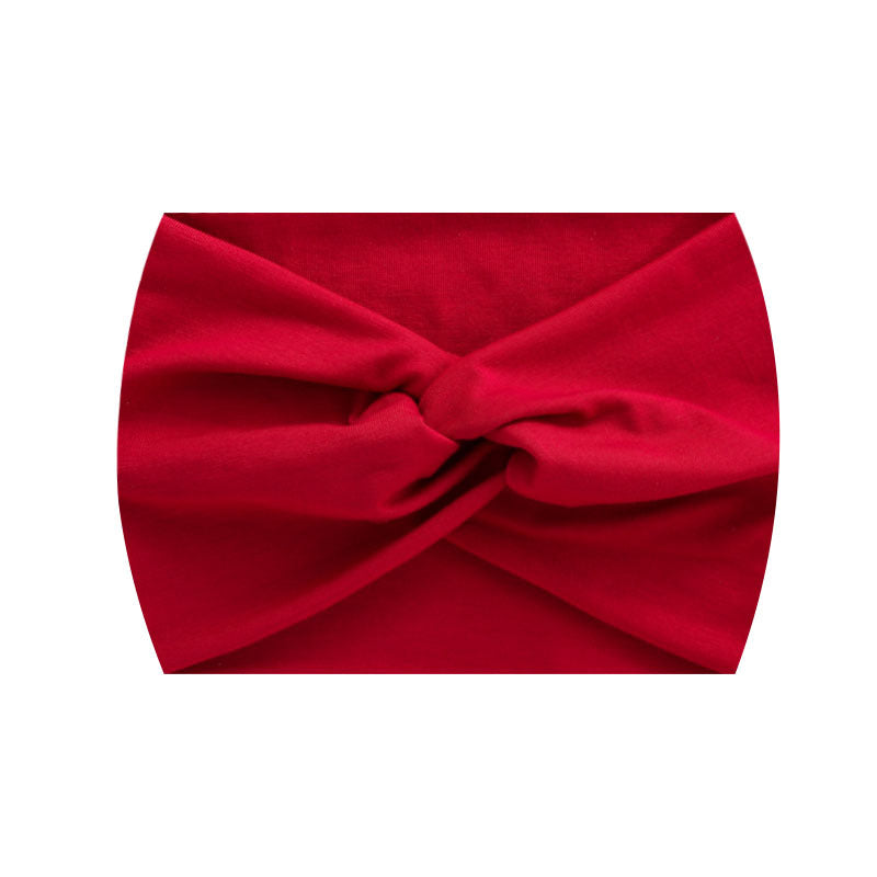 Wide Twist Front Elastic Sports Headband - Color_10