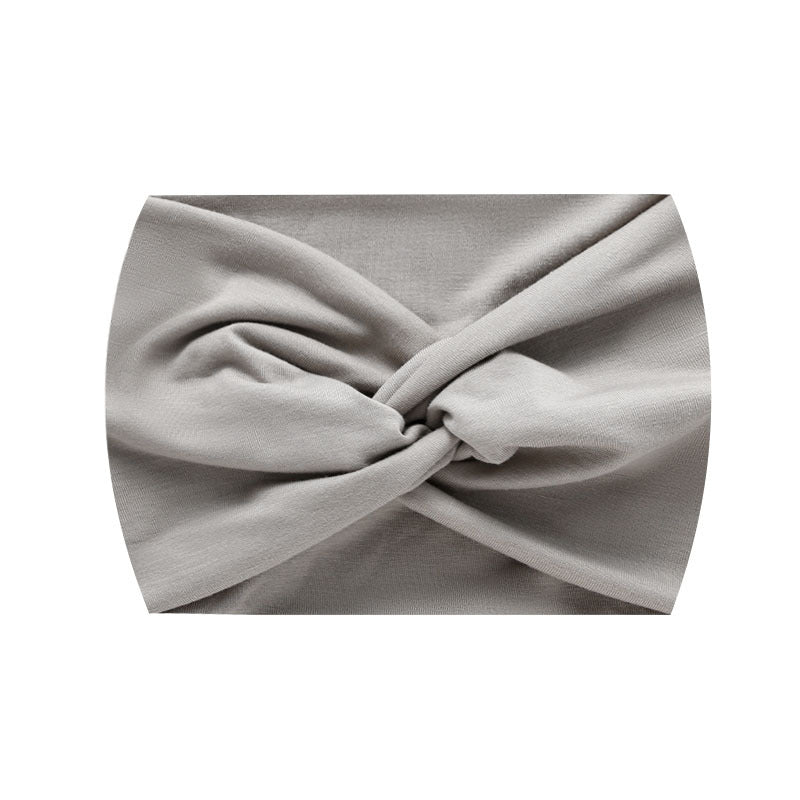 Wide Twist Front Elastic Sports Headband - Color_13