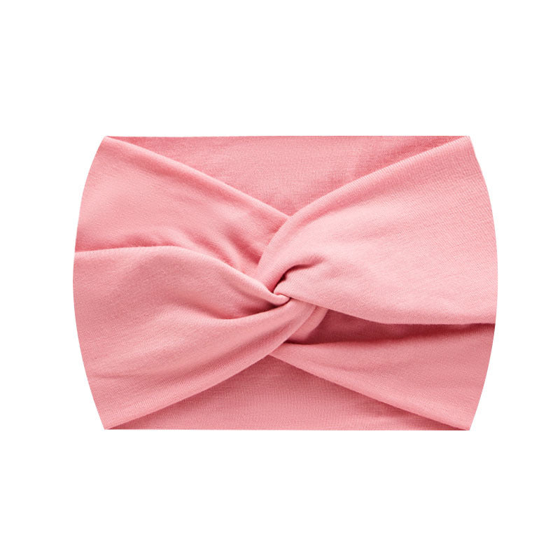 Wide Twist Front Elastic Sports Headband - Color_15