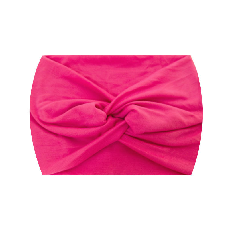 Wide Twist Front Elastic Sports Headband - Color_22