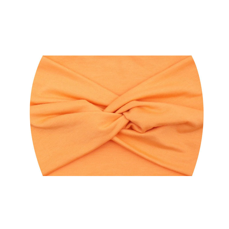 Wide Twist Front Elastic Sports Headband - Color_23