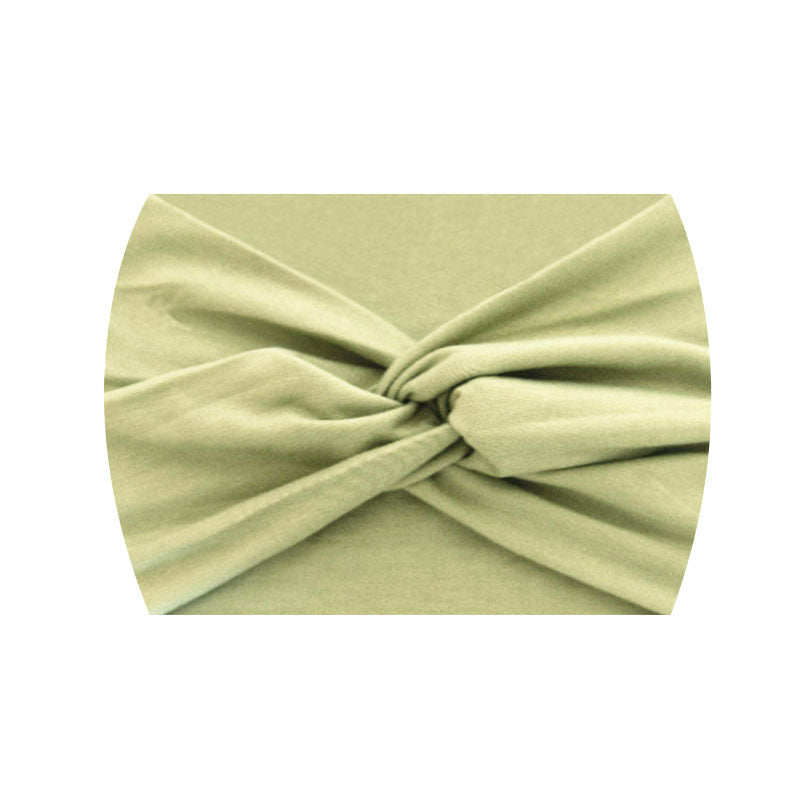 Wide Twist Front Elastic Sports Headband - Color_27
