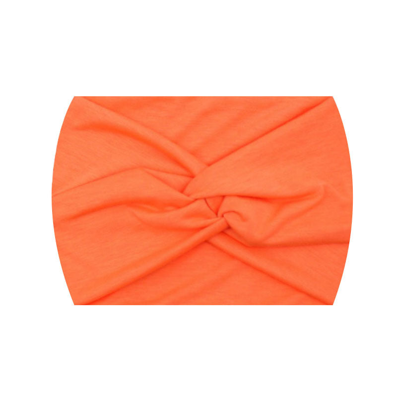 Wide Twist Front Elastic Sports Headband - Color_28