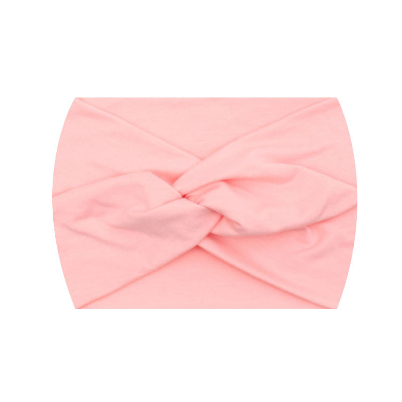 Wide Twist Front Elastic Sports Headband - Color_29