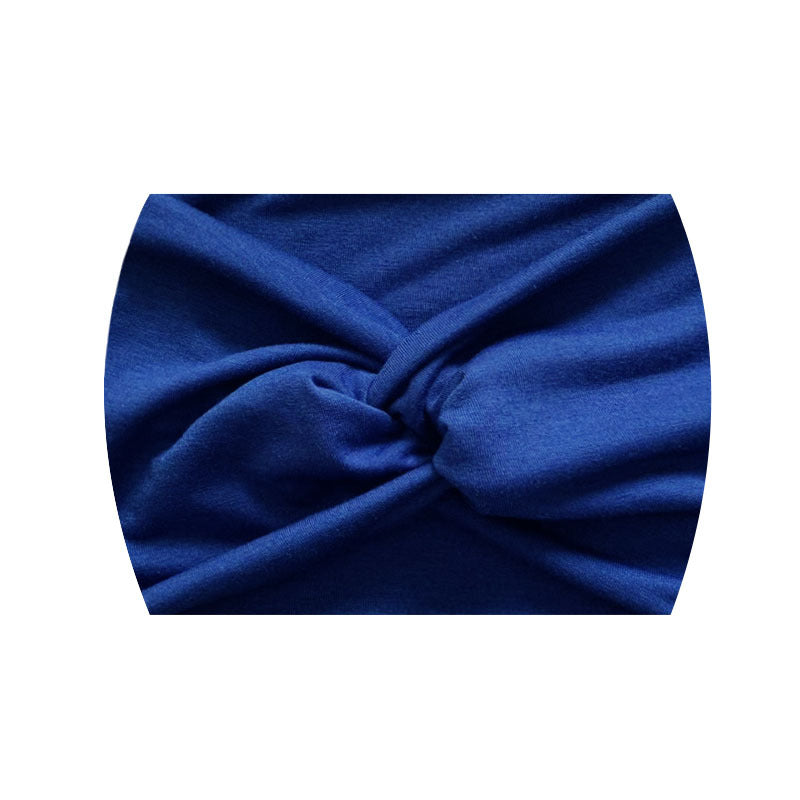 Wide Twist Front Elastic Sports Headband - Color_30