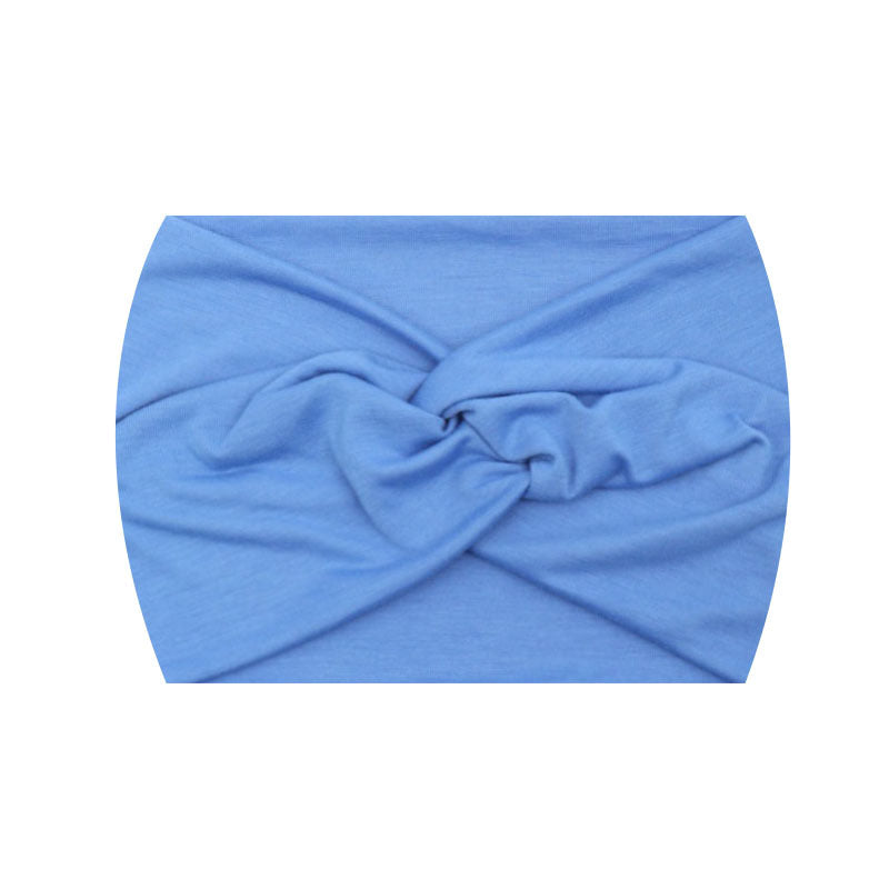 Wide Twist Front Elastic Sports Headband - Color_33