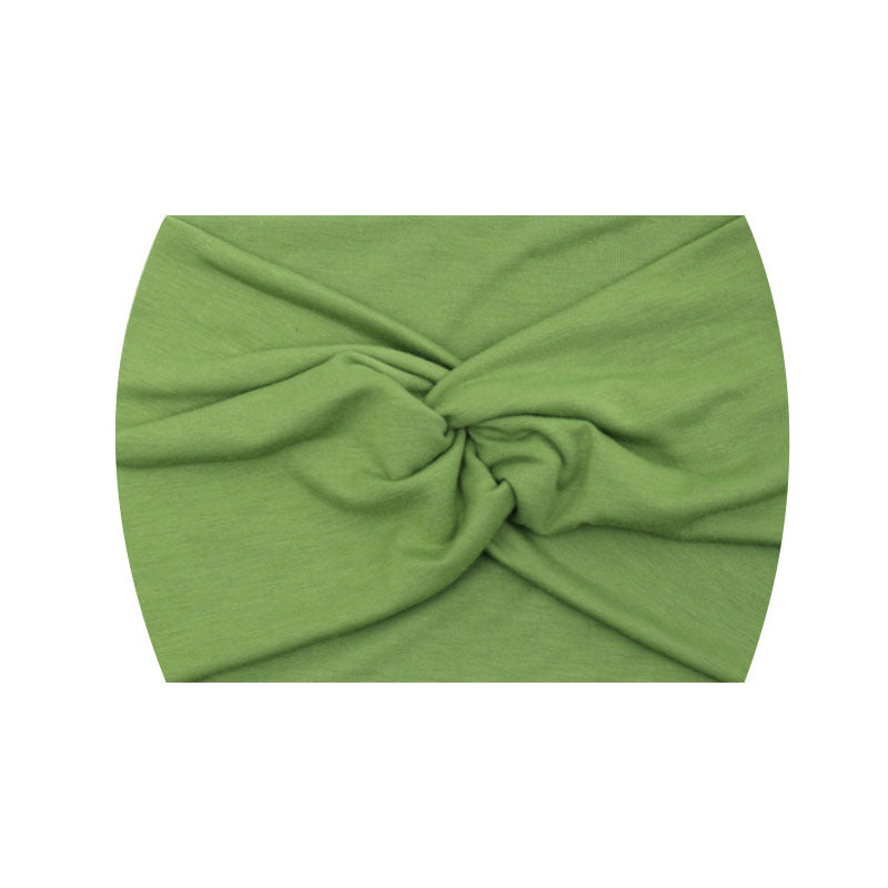 Wide Twist Front Elastic Sports Headband - Color_34