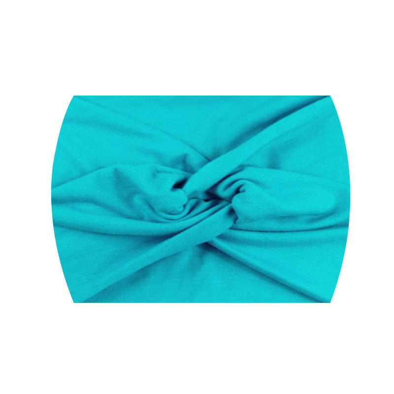 Wide Twist Front Elastic Sports Headband - Color_35
