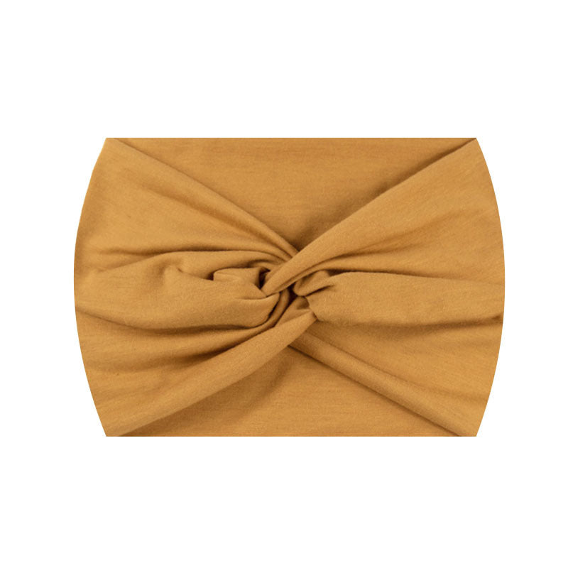 Wide Twist Front Elastic Sports Headband - Color_39