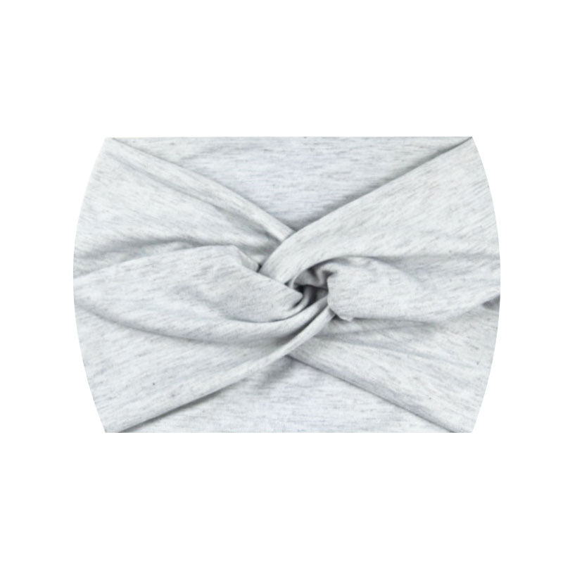 Wide Twist Front Elastic Sports Headband - Color_41