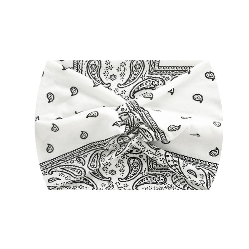 Wide Twist Front Elastic Sports Headband - Color_46