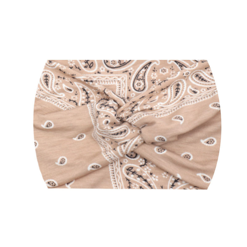 Wide Twist Front Elastic Sports Headband - Color_50