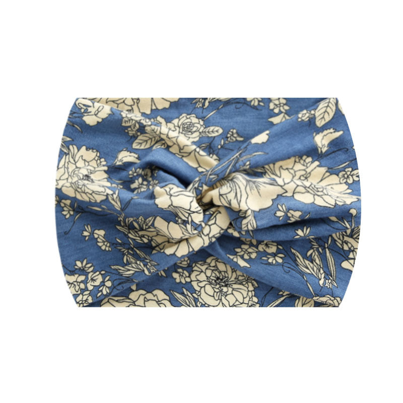 Wide Twist Front Elastic Sports Headband - Color_53