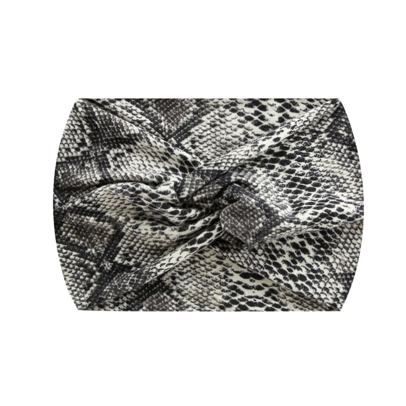 Wide Twist Front Elastic Sports Headband - Color_60
