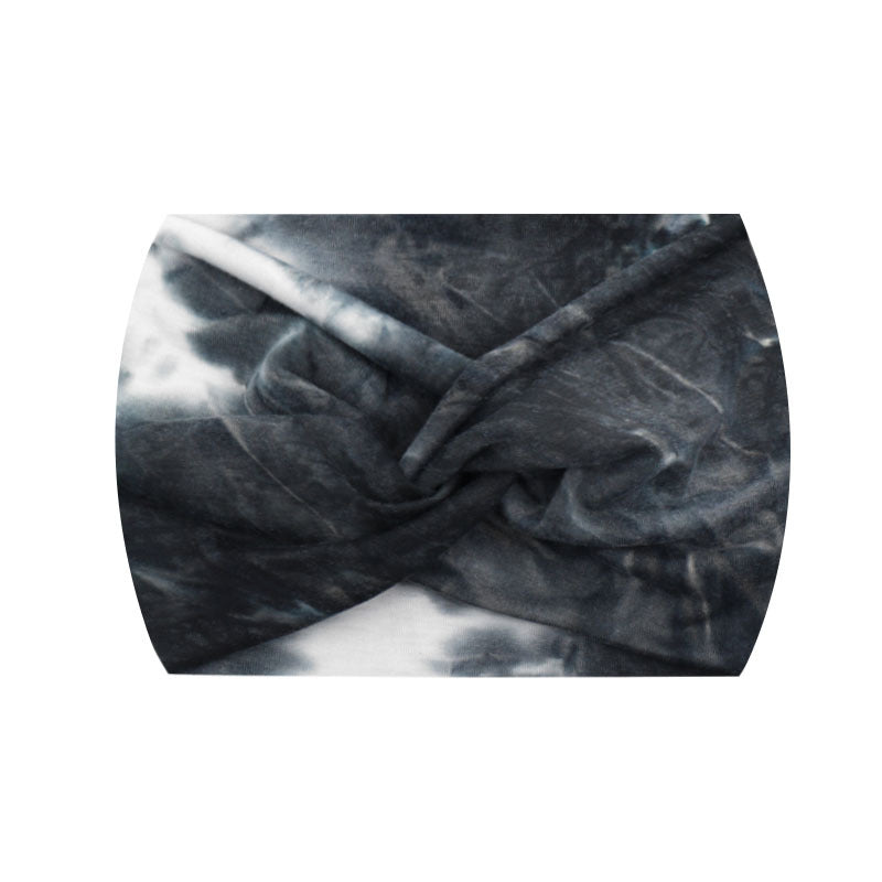 Wide Twist Front Elastic Sports Headband - Color_73