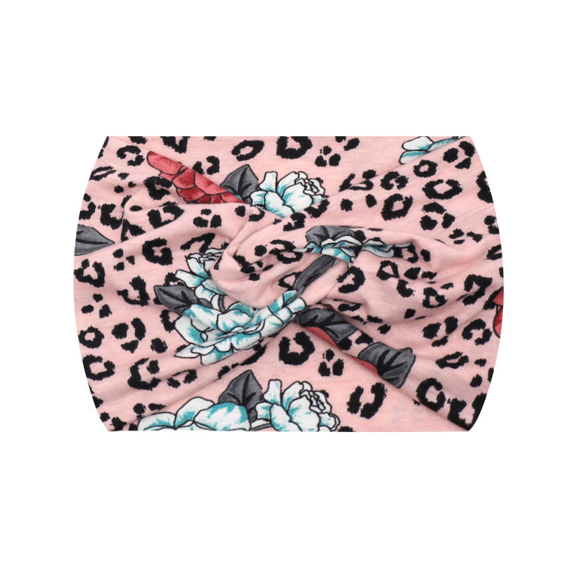Wide Twist Front Elastic Sports Headband - Color_77