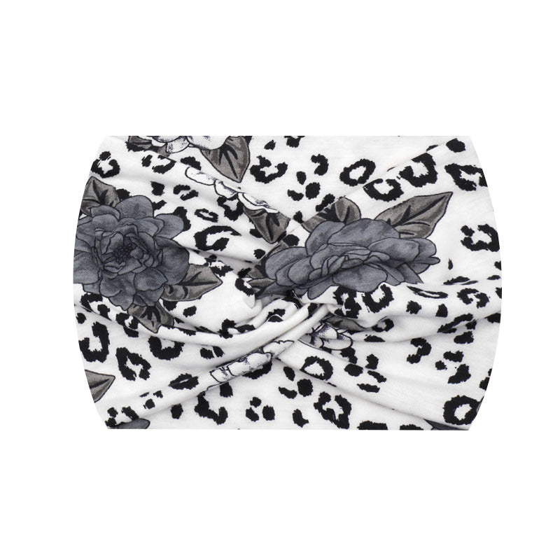 Wide Twist Front Elastic Sports Headband - Color_79