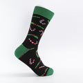 Christmas Motif Cotton Crew Socks - Color_01