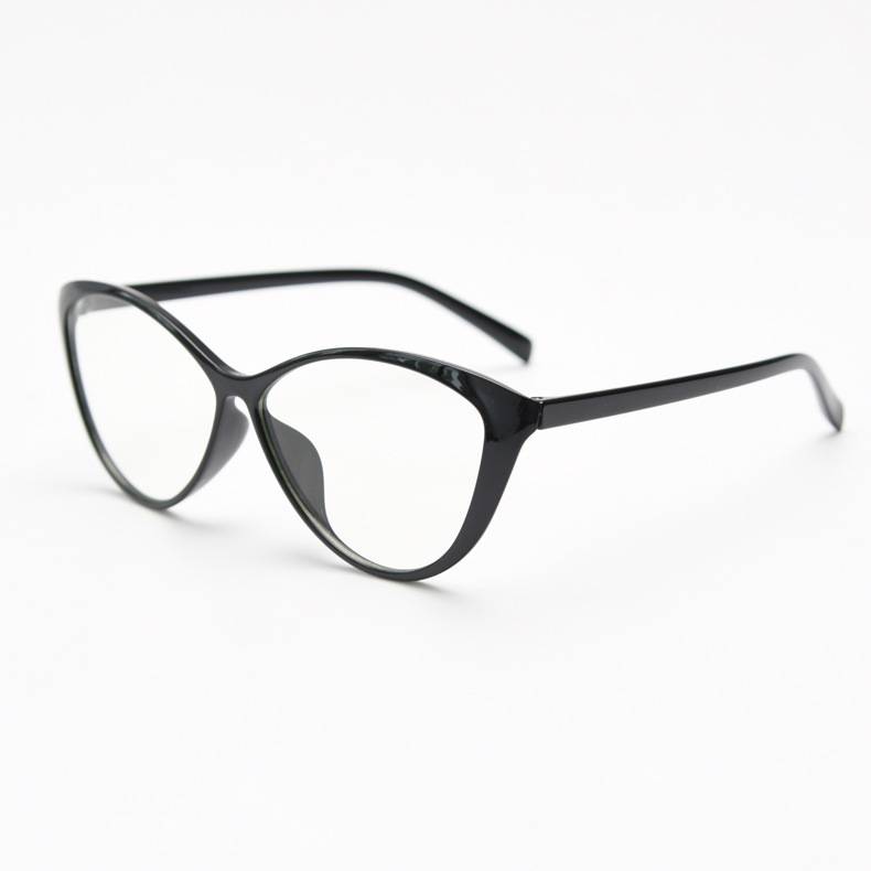 Vintage Cat Eye Blue Light Glasses - Black