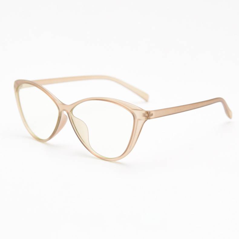 Vintage Cat Eye Blue Light Glasses - Khaki