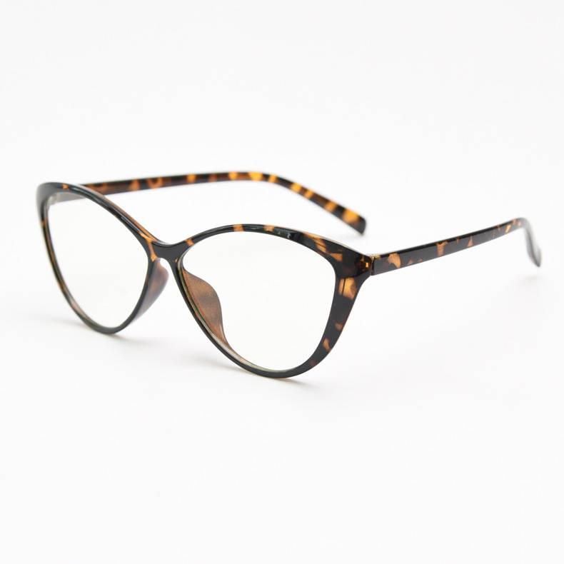 Vintage Cat Eye Blue Light Glasses - Leopard - 1