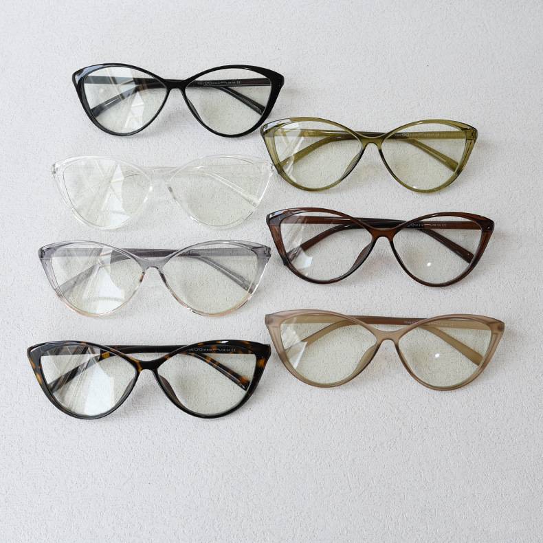 Vintage Cat Eye Blue Light Glasses - Leopard - 2
