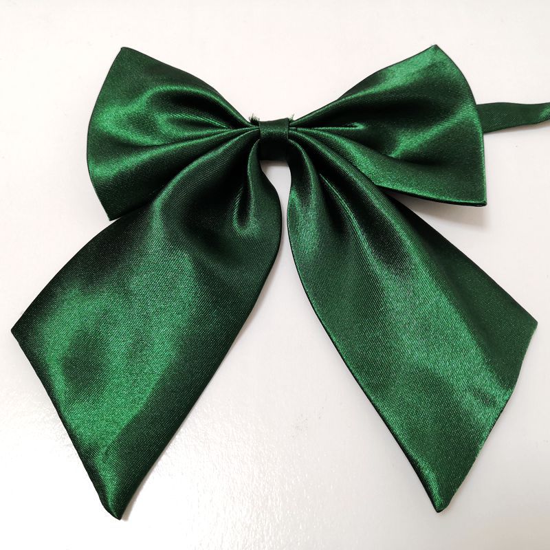 Pre Tied Satin Butterfly Bow Tie - Green