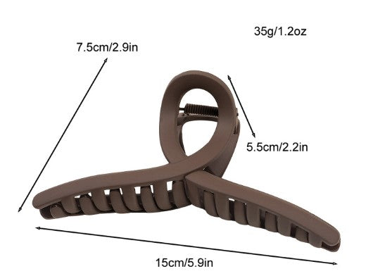 Large Twist Loop Hair Claw Clip - view 3