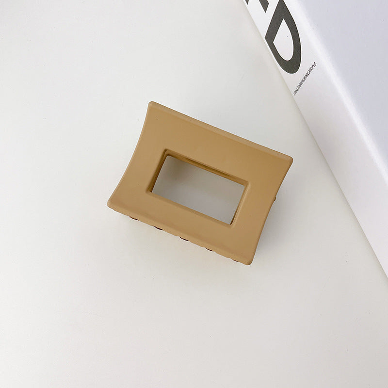 Matte Finish Sculptural Hair Claw Clip - Square_04