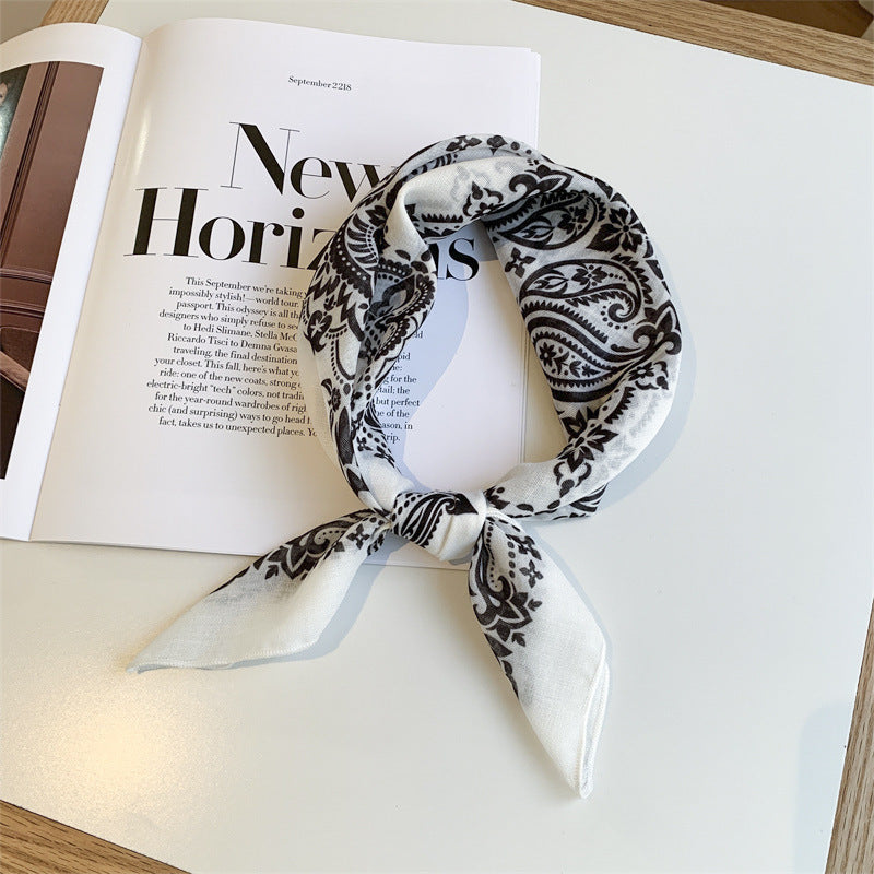 Printed Square Neckerchief Bandana Scarf - NO34