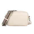 Pebbled Camera Crossbody Bag with Guitar Strap