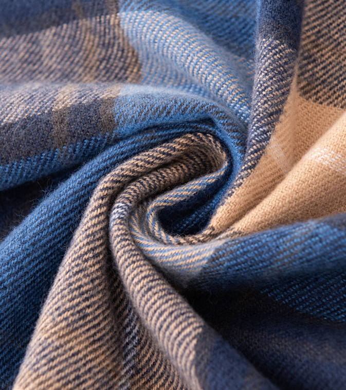Holiday Tartan Plaid Blanket Scarf - view 10