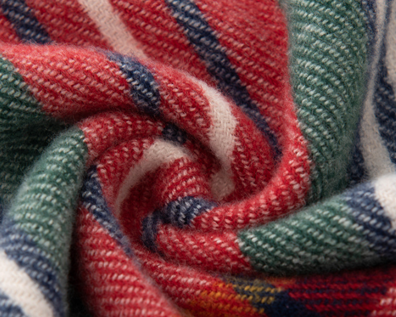 Holiday Tartan Plaid Blanket Scarf - view 4