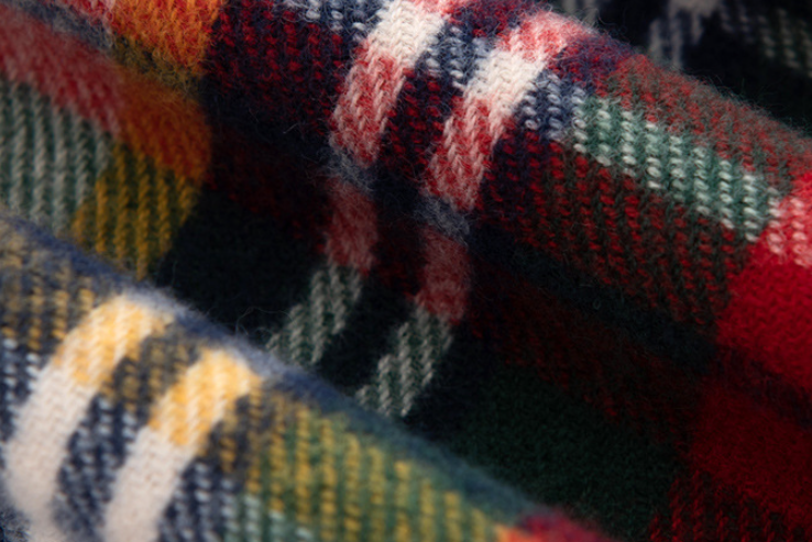 Holiday Tartan Plaid Blanket Scarf - view 6