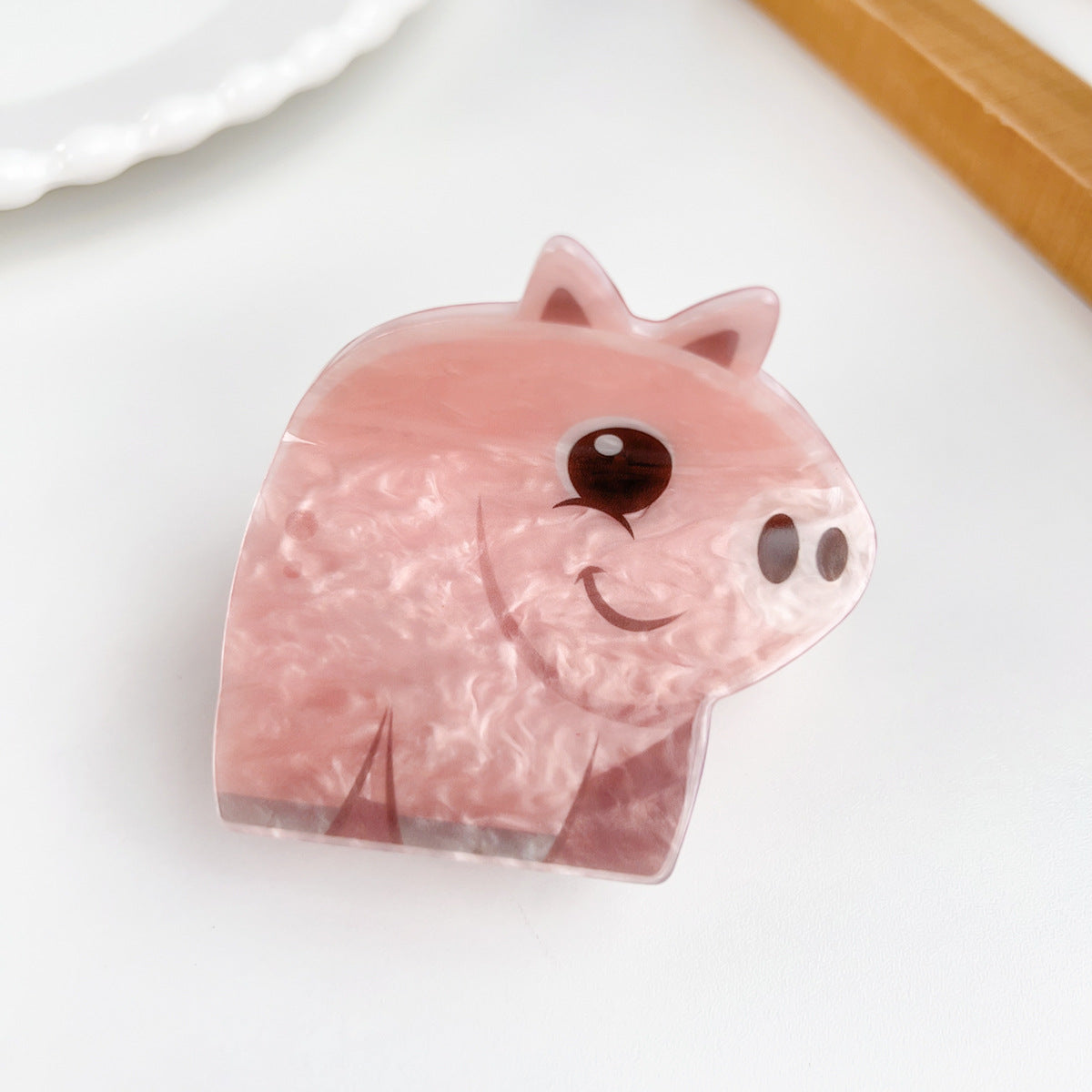 Cartoon Animal Claw Clip For Kids - Pig