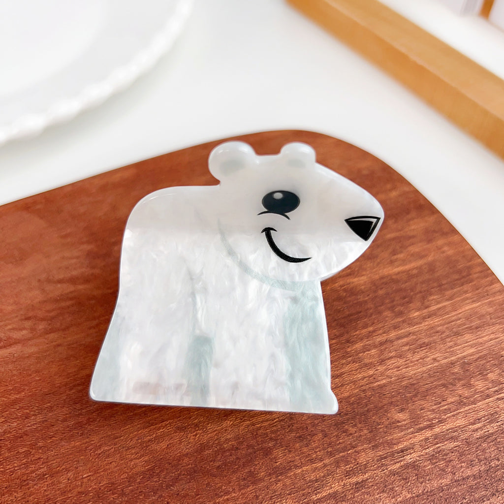 Cartoon Animal Claw Clip For Kids - bear